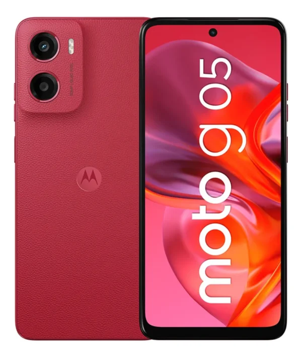moto-g05-2 Celular Motorola Moto G05 (Rojo)