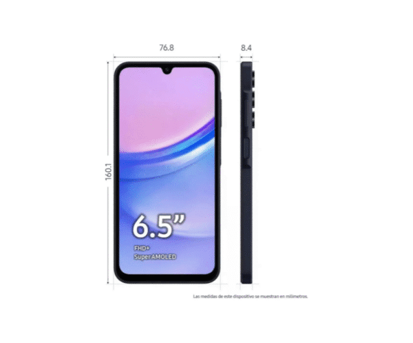 Celular Samsung A15 128/4GB (Azul oscuro)