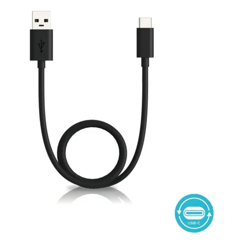Cable Motorola Original Usb-A a Usb-C de 1 Mts. Apto Carga Rápida Color Negro
